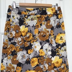 JCrew floral pencil skirt